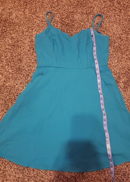 Market & Spruce Crissie Scallop Detail Linen Dress - Picture 4 of 8